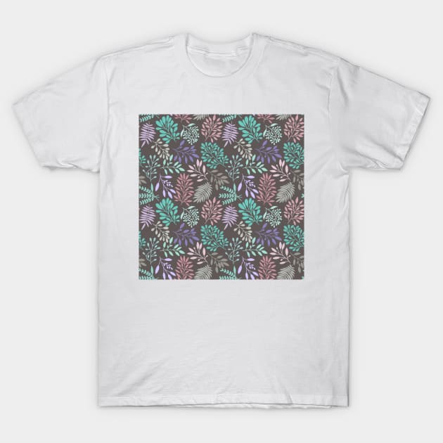 Little Leaves Pattern T-Shirt by Shine Design Blossom